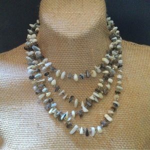 Pearls and shells beautiful necklace